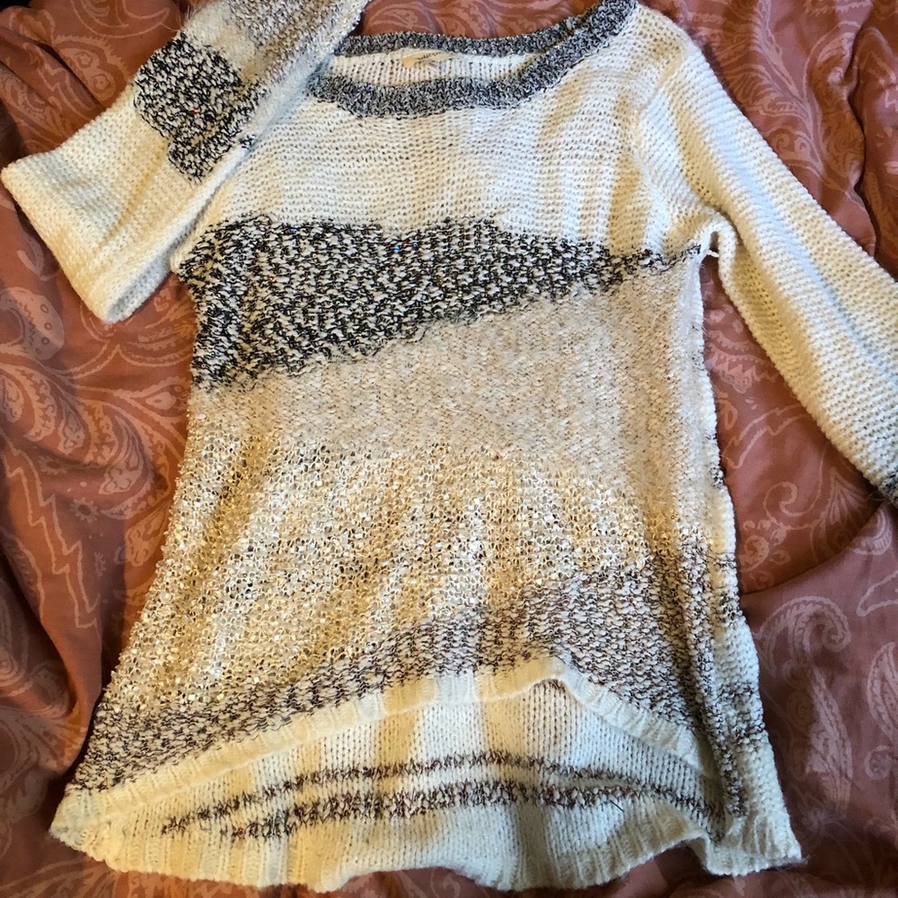 Mystree Buckle Knit Sweater Size Small